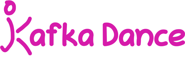 Kafka Dance Logo - a pink 'K' that looks a bit like someone dancing
