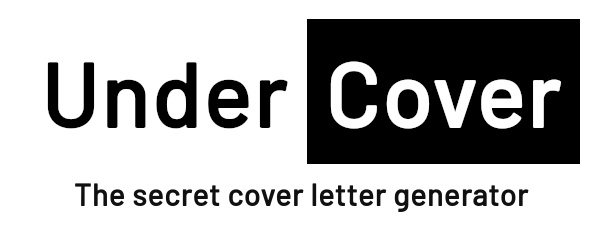 UnderCover - The secret cover letter generator
